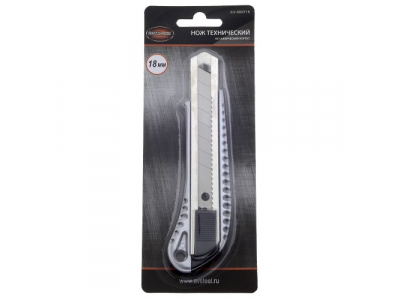 нож алюминиевый с автоматическим фиксатором, 18мм от AV STEEL нож алюминиевый с автоматическим фиксатором, 18мм