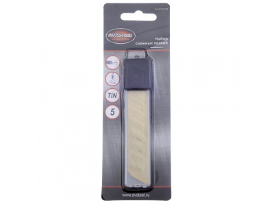 лезвия для ножа AVSteel Extra Strong, 18мм от AV STEEL лезвия для ножа AVSteel Extra Strong, 18мм