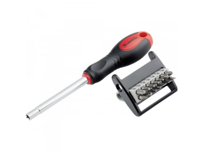 Отвёртка с набором бит,CrV,14шт//MATRIX от MATRIX Отвёртка с набором бит,CrV,14шт//MATRIX