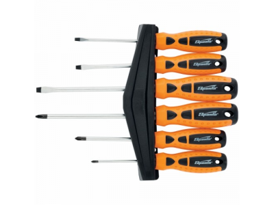 Набор отверток "Point", CrV, двухкомпонентные рукоятки, 6 шт//SPARTA.