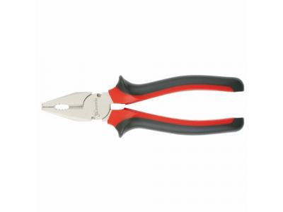 Плоскогубцы NICKEL, 180 мм, никелированные, двухкомпонентные рукоятки// MATRIX