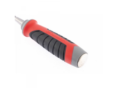 Долото-стамеска 28 мм, 60 CrV, трехкомпонентная обрезиненная рукоятка MATRIX от MATRIX Долото-стамеска 28 мм, 60 CrV, трехкомпонентная обрезиненная рукоятка MATRIX