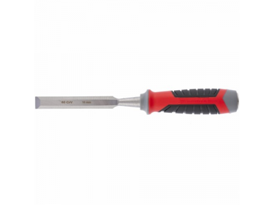 Долото-стамеска 16 мм, 60 CrV, трехкомпонентная обрезиненная рукоятка MATRIX от MATRIX Долото-стамеска 16 мм, 60 CrV, трехкомпонентная обрезиненная рукоятка MATRIX