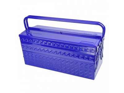 Ящик инструментальный раскладной, 5 отсеков, синий от МАСТАК Ящик инструментальный раскладной, 5 отсеков, синий