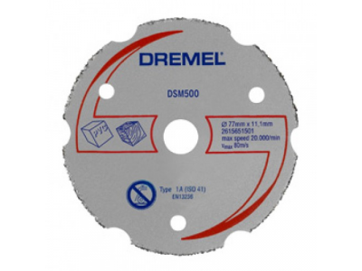 Многофункциональный твердосплавный отрезной круг DREMEL® DSM20 (DSM500) от DREMEL Многофункциональный твердосплавный отрезной круг DREMEL® DSM20 (DSM500)