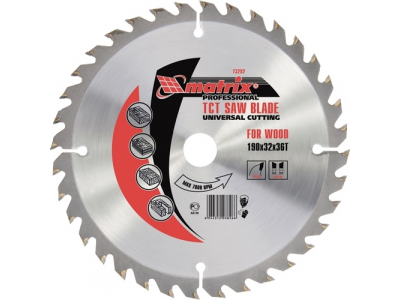 Пильный диск по дереву, 305 х 30мм, 48 зубьев MATRIX Professional от MATRIX Пильный диск по дереву, 305 х 30мм, 48 зубьев MATRIX Professional