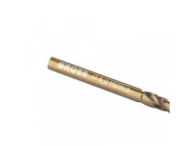 Сверло спиральное по металлу, 4,0 мм, HSS-Co GROSS