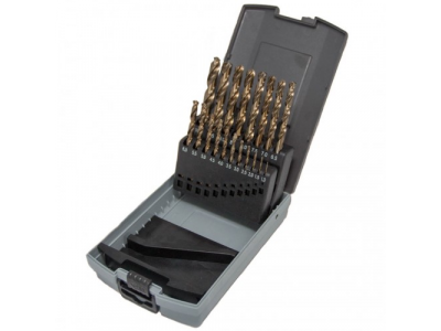 Набор сверл 1.0-10.0 х 0,5мм 19пр. HSS-CO Spiralbohrer (Metall) от LICOTA Набор сверл 1.0-10.0 х 0,5мм 19пр. HSS-CO Spiralbohrer (Metall)