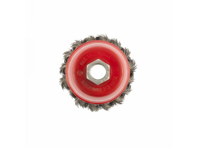 Щетка для УШМ, 65 мм, М14, "чашка", крученая проволока 0,35 мм// MTX от MATRIX Щетка для УШМ, 65 мм, М14, "чашка", крученая проволока 0,35 мм// MTX