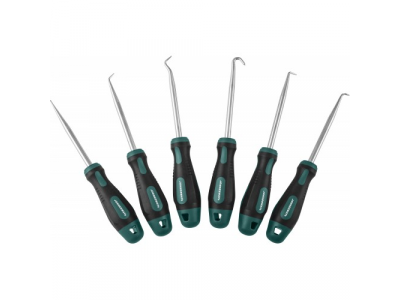 Набор крючков для демонтажа уплотнительных колец, 6 предметов, AI030027 JONNESWAY от JONNESWAY Набор крючков для демонтажа уплотнительных колец, 6 предметов, AI030027 JONNESWAY