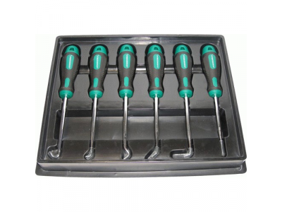 Набор крючков для демонтажа уплотнительных колец, 6 предметов, AI030027 JONNESWAY от JONNESWAY Набор крючков для демонтажа уплотнительных колец, 6 предметов, AI030027 JONNESWAY