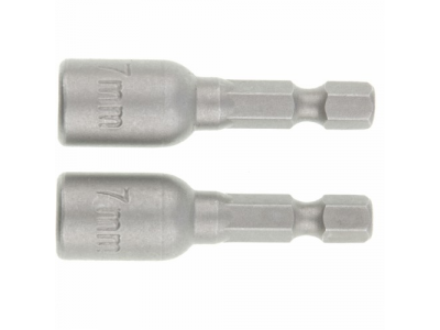 Биты с торцевыми головками 7 мм - 45 мм, 2 шт//MATRIX