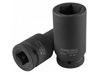 Головка торцевая ударная глубокая 3/4"DR, 21 мм, S03AD6121 JONNESWAY