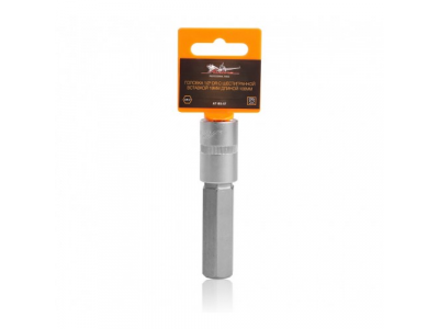 Головка 1/2 дюйма DR с шестигранной вставкой 19мм длиной 100мм