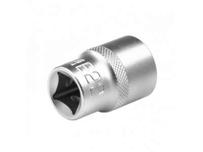 Головка торцевая 1/2, Е22, CrV Stels