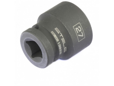 Головка ударная шестигранная, 27 мм, 1/2, CrMo Stels