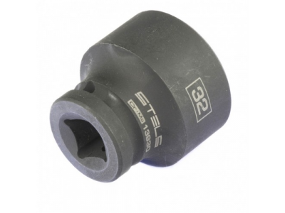 Головка ударная шестигранная, 32 мм, 1/2, CrMo Stels