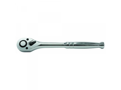 Рукоятка трещоточная 3/8"DR, металлическая ручка 72 зубца, Ombra 283801