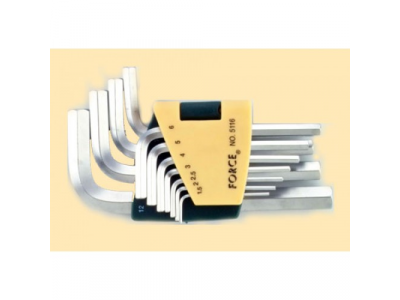 5116 Набор шестигранников Г-образн.1,5-12 мм, 11предм.