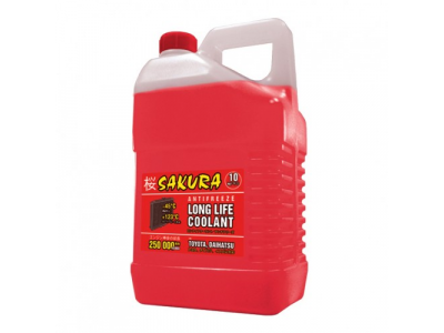 Антифриз SAKURA Long Life Cooland красный 10л от SAKURA Антифриз SAKURA Long Life Cooland красный 10л