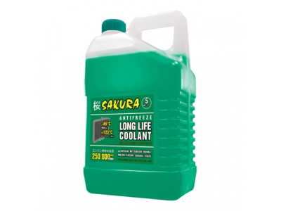 Антифриз "SAKURA" GREEN 5кг