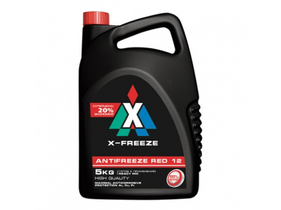 Профессиональный антифриз X-Freeze Red 5кг от X-Freeze Профессиональный антифриз X-Freeze Red 5кг
