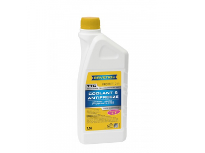 Антифриз концентрат жёлтый RAVENOL TTC Traditional Technology Coolant Concent ( 1,5л) от Ravenol Антифриз концентрат жёлтый RAVENOL TTC Traditional Technology Coolant Concent ( 1,5л)