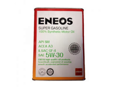 Масло моторное ENEOS Super Gasoline SM Синтетика 5W30 4л