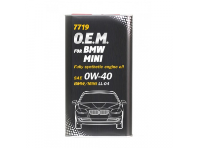 MANNOL 7719 O.E.M. 0W-40 for BMW Mini 4L metal