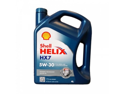 Моторное масло Shell Helix HX7 5W30, 4л от SHELL Моторное масло Shell Helix HX7 5W30, 4л