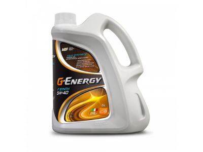 Моторное масло G-Energy F Synth 5W40, 5л от G-Energy Моторное масло G-Energy F Synth 5W40, 5л