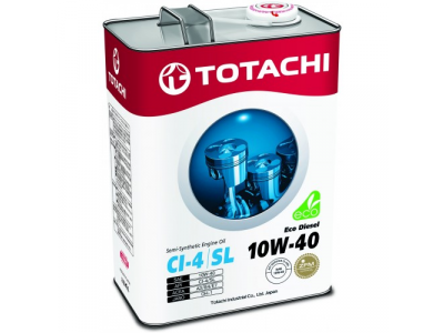 Масло моторное TOTACHI Eco Diesel CI-4/CH-4/SL п\синт 10W40 6л от TOTACHI Масло моторное TOTACHI Eco Diesel CI-4/CH-4/SL п\синт 10W40 6л