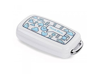Накладка на ключ Volkswagen Key Case, Think Blue, White/Blue, артикул 000087012M от VAG Накладка на ключ Volkswagen Key Case, Think Blue, White/Blue, артикул 000087012M