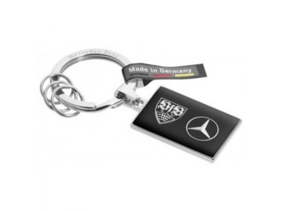 Брелок Mercedes-Benz Key ring, Bad Cannstatt, Black, артикул B66952319 от Mercedes Брелок Mercedes-Benz Key ring, Bad Cannstatt, Black, артикул B66952319