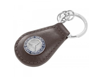 Кожаный брелок Mercedes Key ring, Classic, Brown Leather, артикул B66041522 от Mercedes Кожаный брелок Mercedes Key ring, Classic, Brown Leather, артикул B66041522