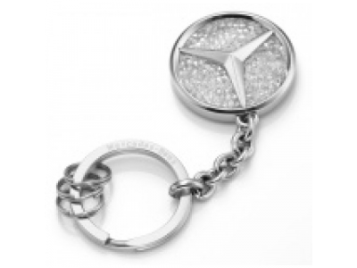 Брелок Mercedes-Benz Key Ring, Saint-Tropez, Silver / White, артикул B66959998