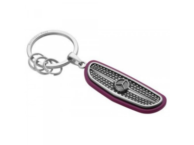 Брелок Mercedes-Benz Key Ring Atlanta, Silver/Black/Plum
