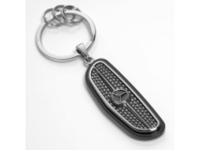 Брелок Mercedes-Benz Key Ring Atlanta, Silver/Black