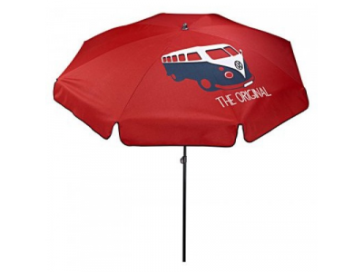 Пляжный зонт Volkswagen Sun Umbrella, T1 Bulli, Red, артикул 7E0087605 от VAG Пляжный зонт Volkswagen Sun Umbrella, T1 Bulli, Red, артикул 7E0087605