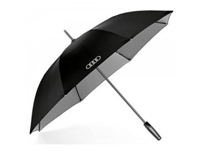Зонт-трость Audi Stick Umbrella, big, black/titan, артикул 3121500100 от VAG Зонт-трость Audi Stick Umbrella, big, black/titan, артикул 3121500100