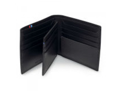 Кожаное портмоне BMW M Wallet without Coin Compartment, Black от BMW Кожаное портмоне BMW M Wallet without Coin Compartment, Black