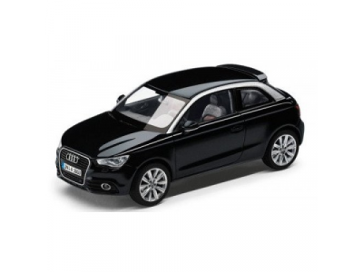 Модель автомобиля Audi A1 Black, Scale 1 43, артикул 5011001033 от VAG Модель автомобиля Audi A1 Black, Scale 1 43, артикул 5011001033