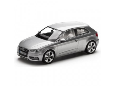 Модель Audi A3, Ice silver, 2013, Scale 1 43, артикул 5011203013 от VAG Модель Audi A3, Ice silver, 2013, Scale 1 43, артикул 5011203013