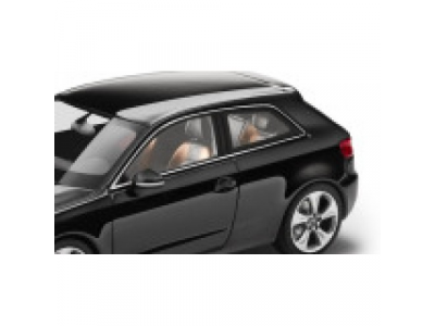 Модель Audi A3, Phantom black, 2013, Scale 1 43, артикул 5011203033 от VAG Модель Audi A3, Phantom black, 2013, Scale 1 43, артикул 5011203033