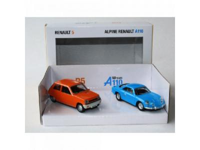 Набор моделей Renault Birthdey Set (R5 + A110) 3inches, артикул 7711573702 от Renault Набор моделей Renault Birthdey Set (R5 + A110) 3inches, артикул 7711573702