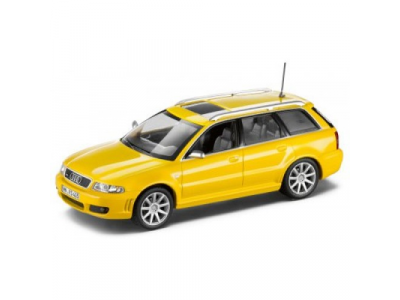 Модель автомобиля Audi RS4 Avant B5, Scale 1:43, Imola Yellow от VAG Модель автомобиля Audi RS4 Avant B5, Scale 1:43, Imola Yellow