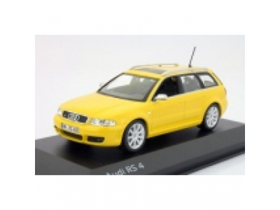 Модель автомобиля Audi RS4 Avant B5, Scale 1:43, Imola Yellow от VAG Модель автомобиля Audi RS4 Avant B5, Scale 1:43, Imola Yellow