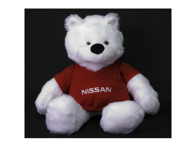 Плюшевый медведь Nissan Toy Teddy Bear, White от NISSAN Плюшевый медведь Nissan Toy Teddy Bear, White