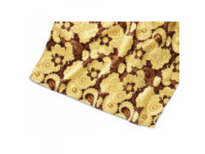 Шейный платок Volkswagen Ladies Silk Scarf, Yellow Brown, артикул 000084330D049