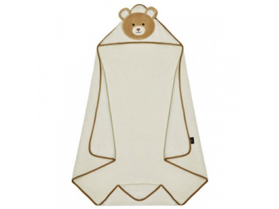 Детское полотенце-капюшон Mercedes-Benz Carl Hooded Towel, Cream / Beige от Mercedes Детское полотенце-капюшон Mercedes-Benz Carl Hooded Towel, Cream / Beige